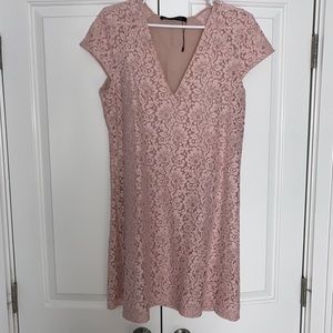 Blush Zara lace dress, size small